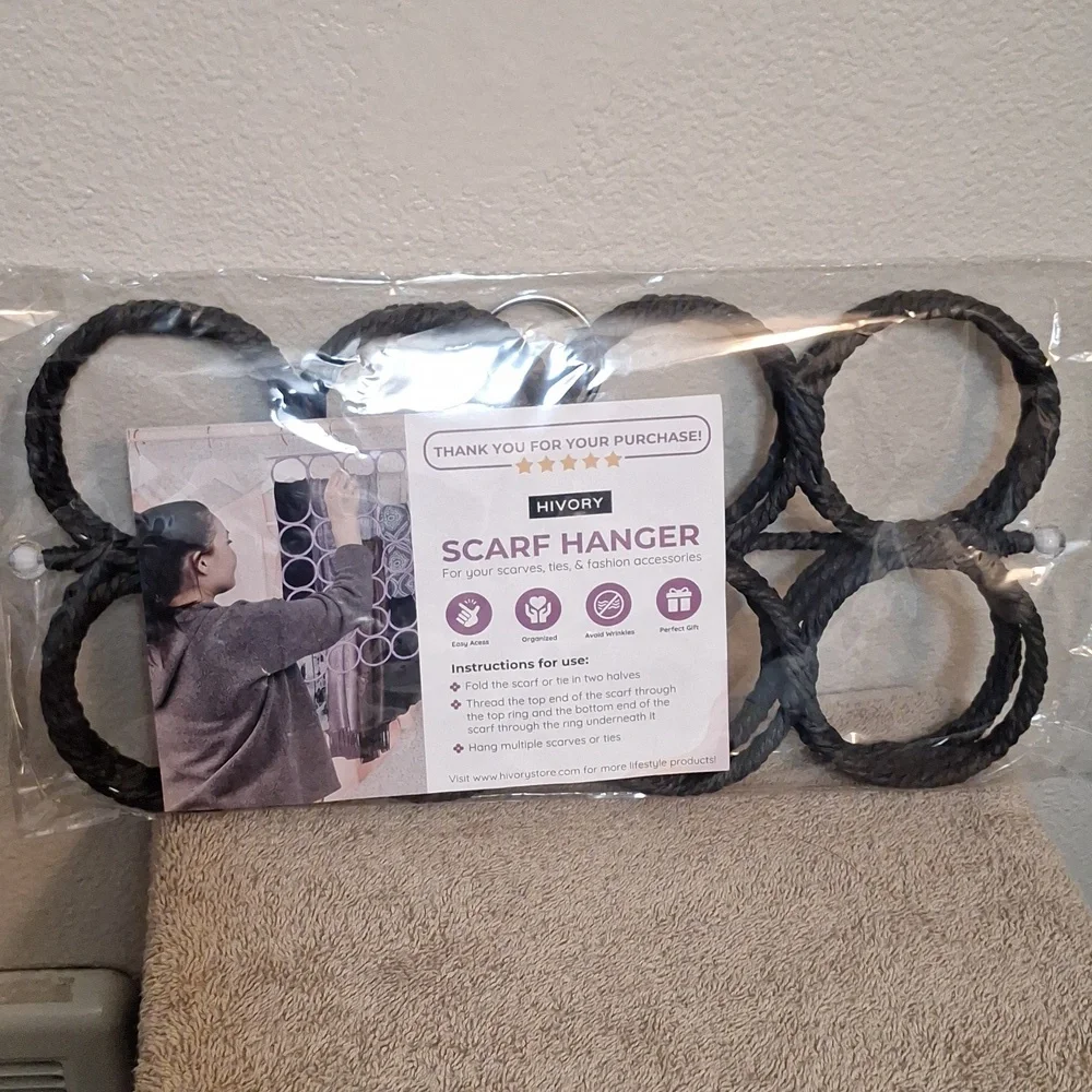 Scarf Hanger Black